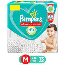 PAMPERS PANTS M 13S
