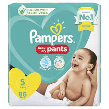 PAMPERS PANTS S 86