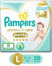 PAMPERS PREMIUM CARE PANTS L 20S