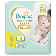 PAMPERS PREMIUM CARE PANTS S 21S