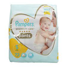 PAMPERS PREMIUM CARE PANTS S 72S