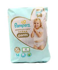 PAMPERS PREMIUM CARE PANTS XL 14S