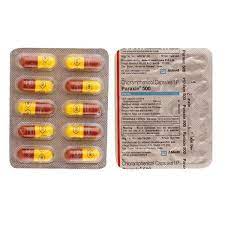 PARAXIN 500MG STRIP OF 10 CAPSULES
