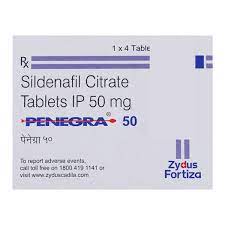PENEGRA 50MG STRIP 4 OF TABLETS