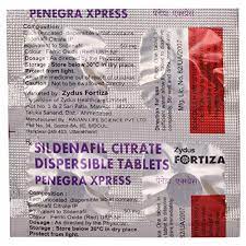 PENEGRA XPRESS 50MG STRIP OF 4 TABLETS