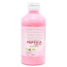 PEPTICA GEL PLUS MINT FLAVOUR SUGAR FREE BOTTLE OF 200ML ORAL GEL