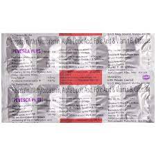 PEVESCA PLUS STRIP OF 10 CAPSULES