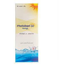 PHOTOBAN 30 AQUAGEL SPF 30 TUBE OF 60GM GEL