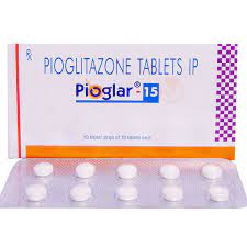 PIOGLAR 15MG TABLET