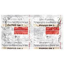 PIOPOD GM 2MG TAB 10`S