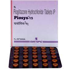 PIOSYS 15MG TAB 30`S