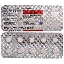 PIOZ 7.5MG STRIP OF 10 TABLETS