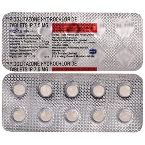 PIOZ 7.5MG TAB 10`S