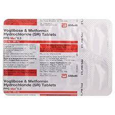 PPG MET 0.3/500MG TAB