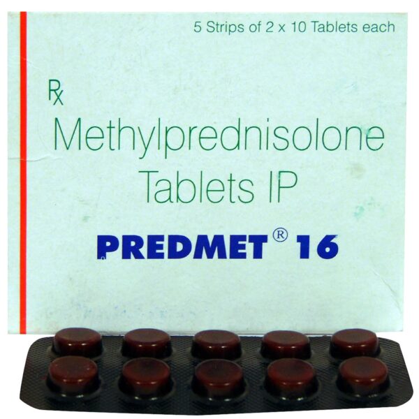 PREDMET 16MG TAB 10`S