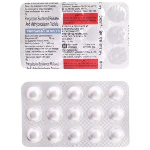 PREGABA M SR 75MG STRIP OF 15 TABLETS