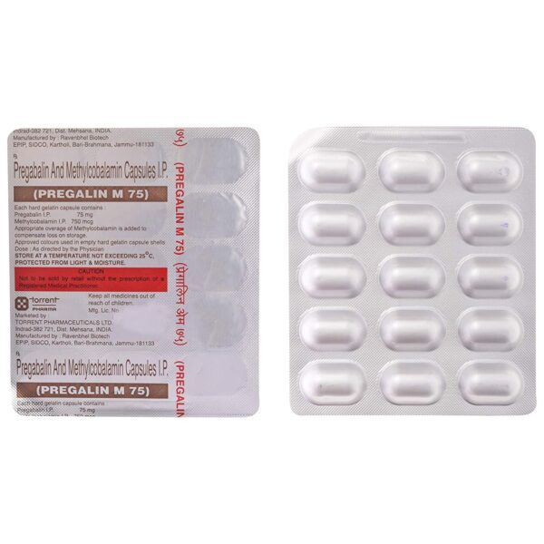 PREGALIN M 75MG CAP 15`S