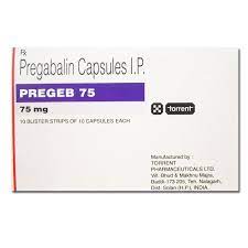 PREGEB 75MG CAP 10`S