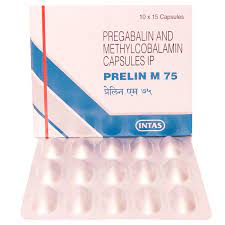 PRELIN M 75MG STRIP OF 15 CAPSULES