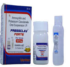 PRESSCLAV FORTE 457MG DRY SYRUP 30ML