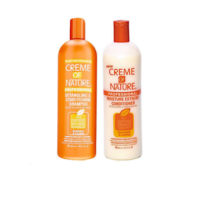 CREME OF NATURE PROFESSIONAL MOISTURE AND DETANGLING EXTREME CONDITIONER