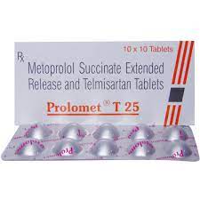 PROLOMET T 25MG STRIP OF 10 TABLETS