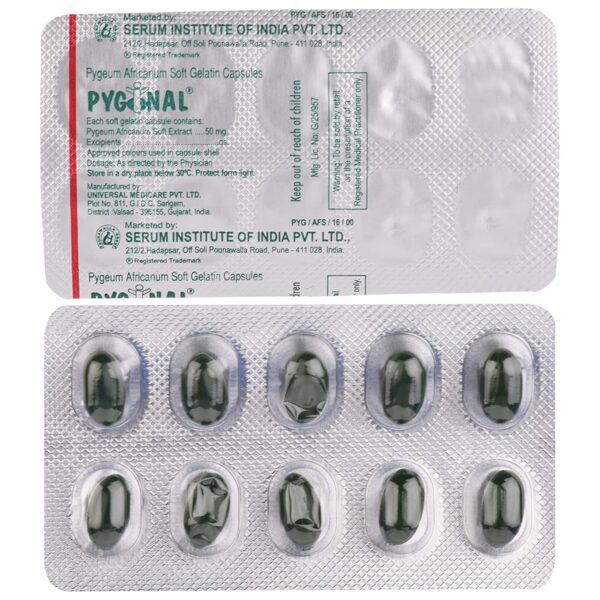 PYGINAL 50MG CAPSULE