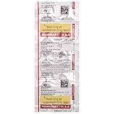 RAMIHART H 2.5MG STRIP OF 10 TABLETS
