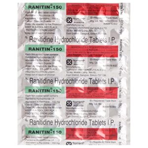 RANITIN 150MG STRIP OF 40 TABLETS