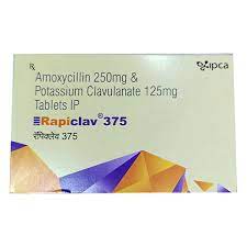 RAPICLAV 375MG STRIP OF 10 TABLETS