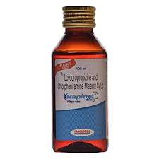 RAPITUS PLUS SUGAR FREE BOTTLE OF 100ML SYRUP