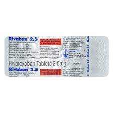 RIVABAN 2.5MG STRIP OF 14 TABLETS