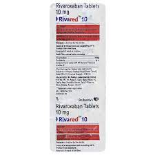 RIVARED 10MG STRIP OF 10 TABLETS