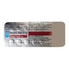 RIVAXA 20MG STRIP OF 14 TABLETS