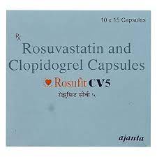 ROSUFIT CV 5MG STRIP OF 15 CAPSULES