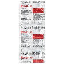 ROSUR 10MG STRIP OF 10 TABLETS