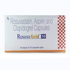 ROSUVA GOLD 10MG STRIP OF 10 CAPSULES