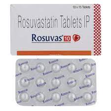ROSUVASTIN 10MG STRIP OF 10 TABLETS