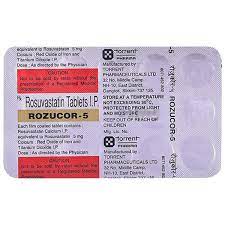 ROZUCOR 5MG STRIP OF 15 TABLETS
