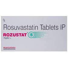 ROZUSTAT 5MG STRIP OF 15 TABLETS