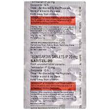 SARTEL 20MG STRIP OF 15 TABLETS