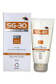 SG 30 SUN BLOCK GEL 50 GM
