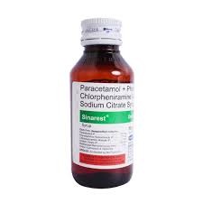 SINAREST BOTTLE OF 75ML SYRUP