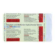 SITA OD MET 50/500MG STRIP OF 10 TABLETS