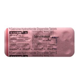 SIZON 5MG STRIP OF 10 TABLETS