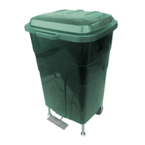 60 Litre Pedal  Wheelie Plastic  Waste Bin