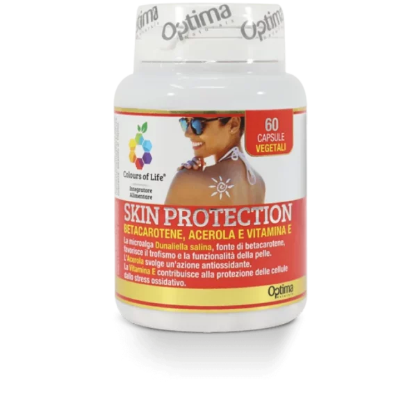 Skin Protection Betacarotene Acerola E Vitamin E Colors Of Life? Optima Naturals 60 Capsules