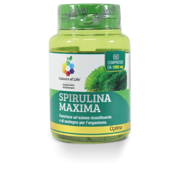 Spirulina Maxima Colors Of Life? Optima Naturals 60 Tablets