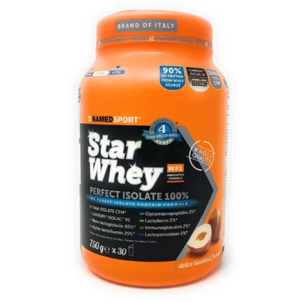 Star Whey Perfect Isolate 100% Delice Hazelnut NamedSport? 750g