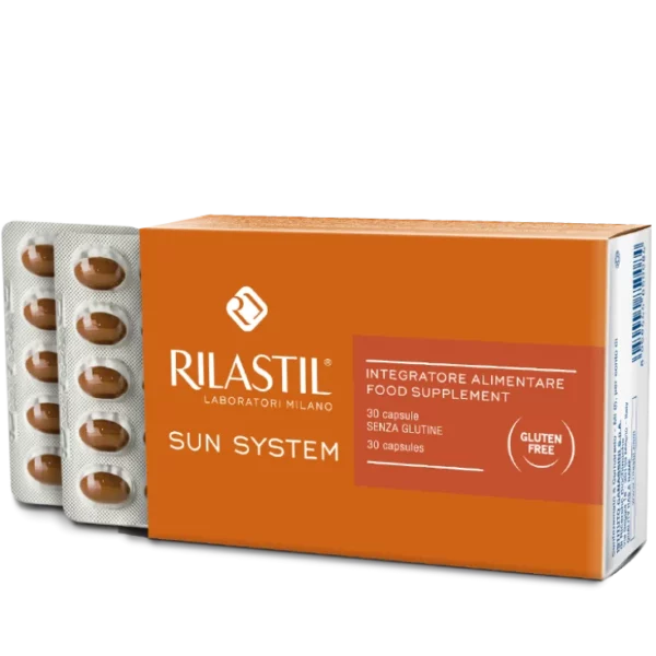 Sun System Food Supplement Rilastil? 30 Capsules Special Price